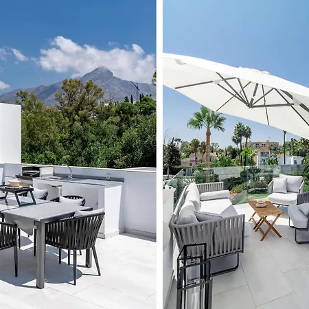 Luxury Townhouse Golden With Garden Views & Garage Dom wakacyjny Marbella